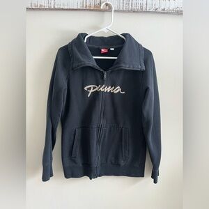 Puma zip up sweatshirt